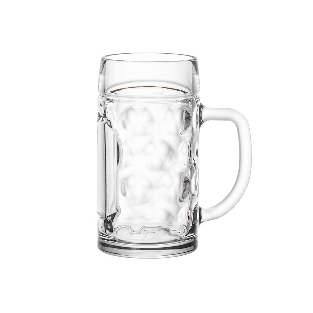 A 570ml Polycarbonate Dimple Beer Mug Certified that has yet to be filled by the booze towers beer tower