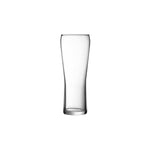 An empty Edge 285ml Certified & Nucleated Tempered Beer Glasses which is a great glass to use when pouring beer from a booze towers beer tower